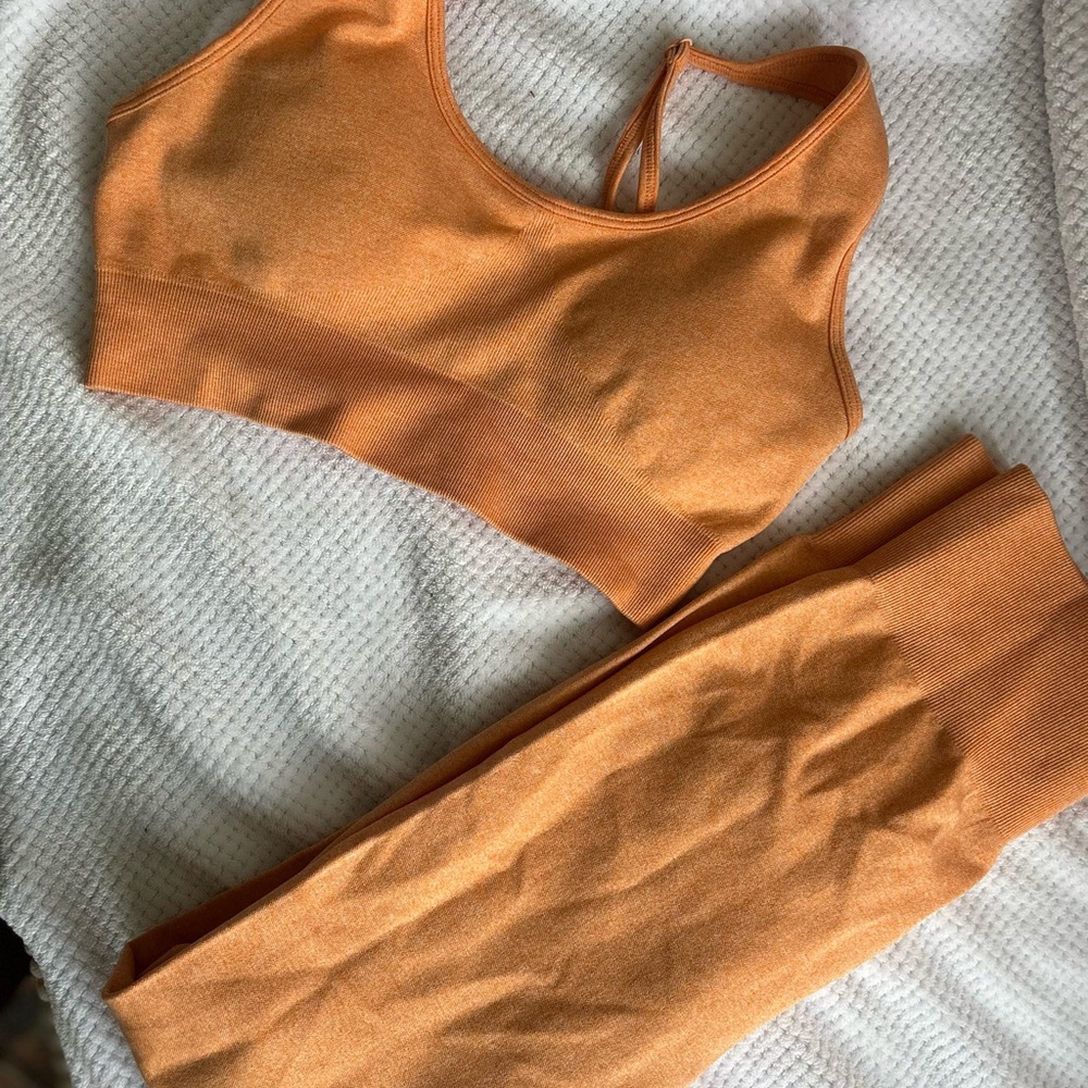 Amazon Orange Leggings for Active Comfort